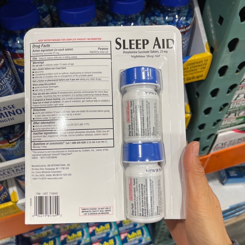 Kirkland柯克兰助睡眠片 sleep aid 26/03