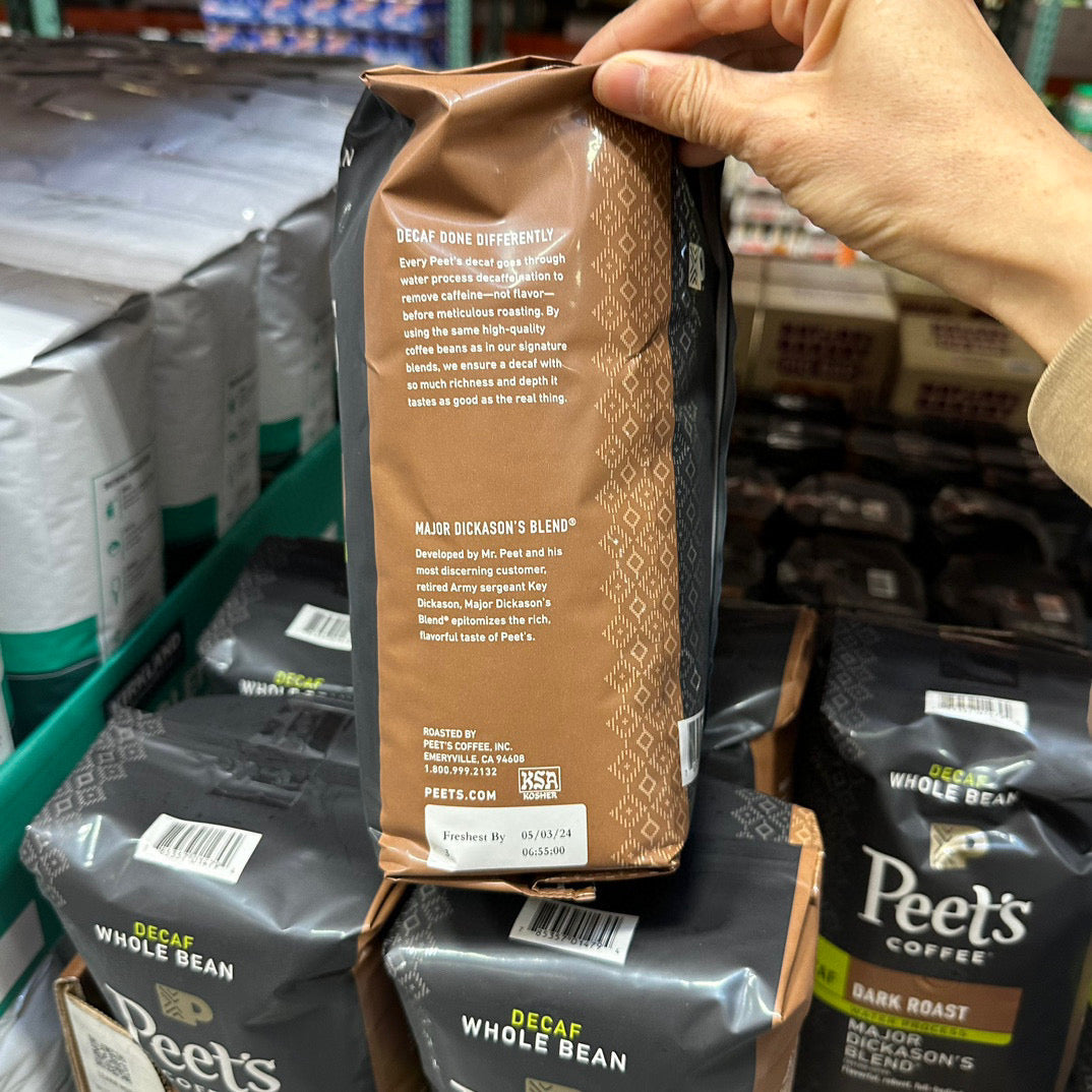 Peet’s decaf 咖啡豆 需采购