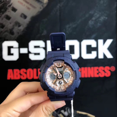 GMAS120MF2A2 Casio卡西欧G-shock女表藏青色 现货