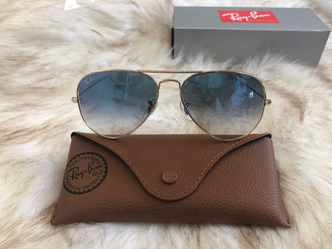 945020 Rayban雷朋经典款 细边金属框 蓝色渐变 现货