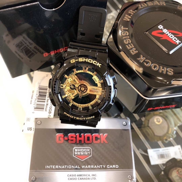 GA110GB-1A Casio卡西欧G-SHOCK黑金手表李现同款 🈶️