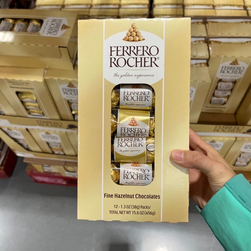 Ferrero费列罗榛子夹心巧克力礼盒装456g 需采购